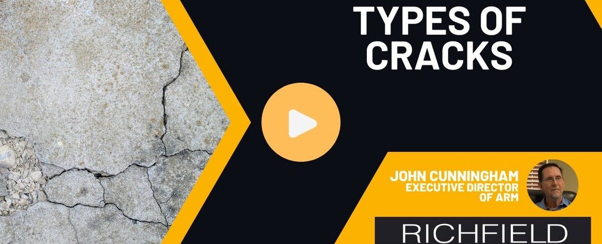 different types of concrete cracks