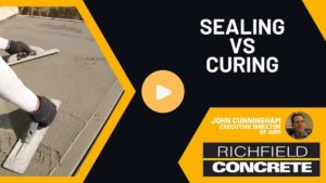 difference between sealing and curing