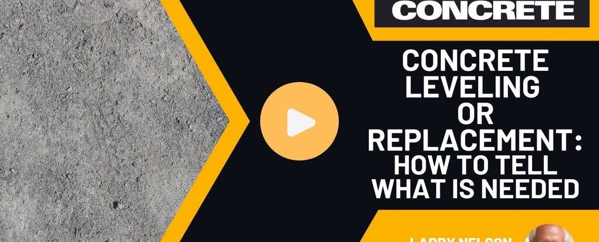 Concrete Leveling or Replacement? How to Tell What Is Needed