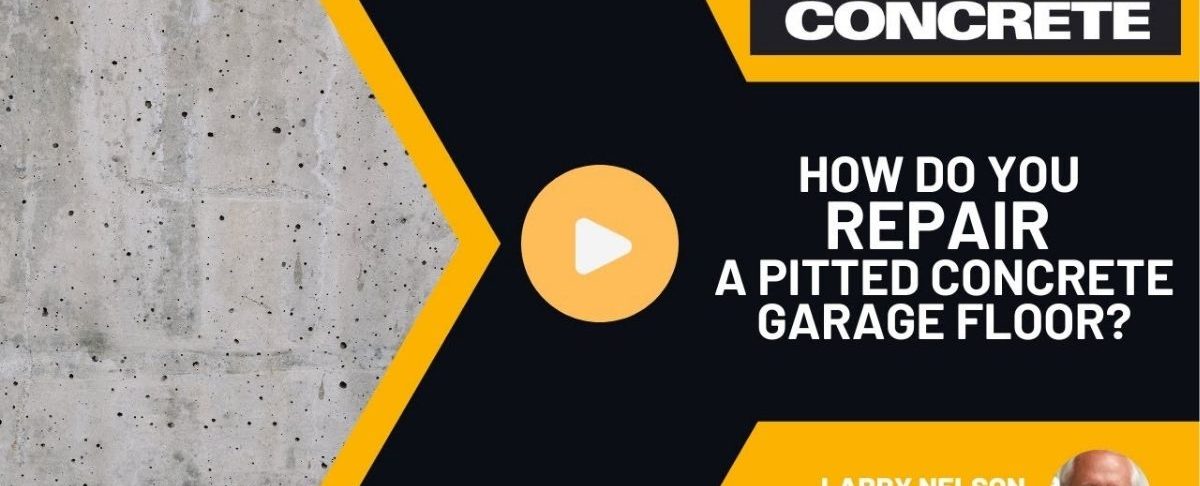 How Do You Repair a Pitted Concrete Garage Floor?