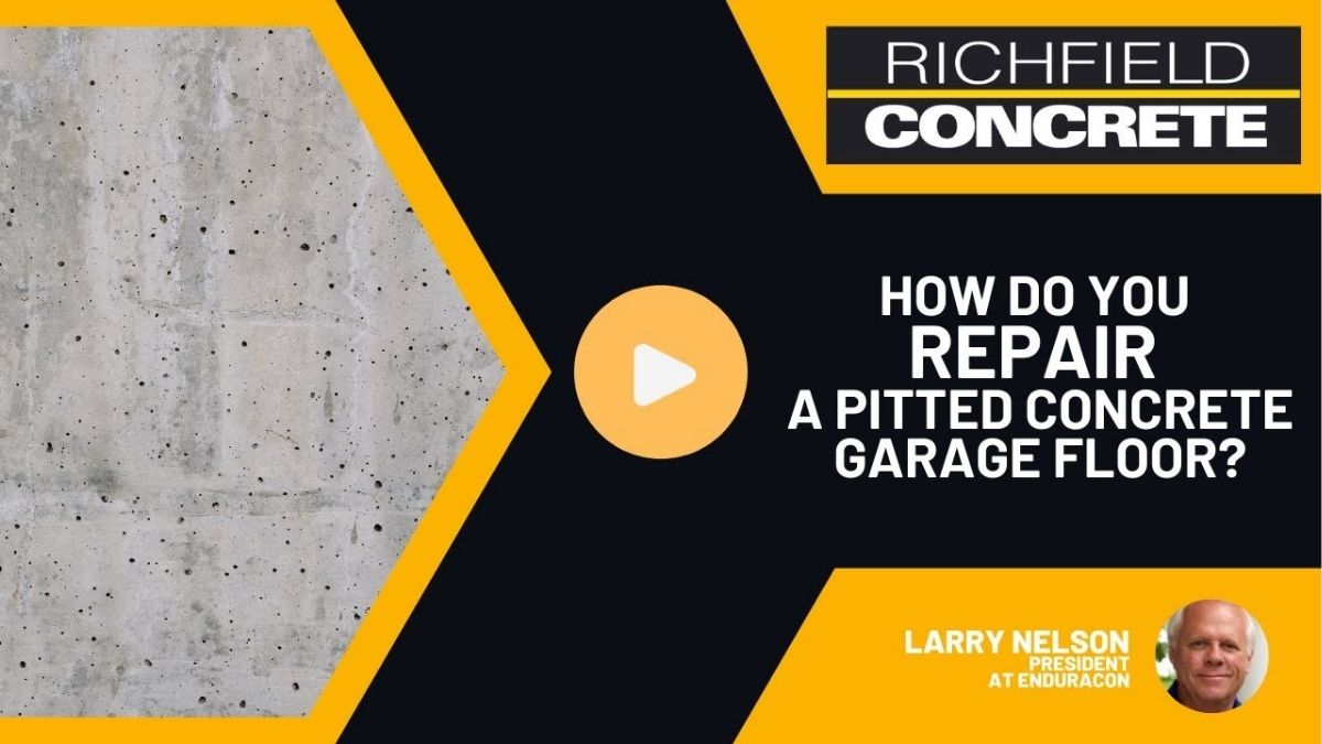 How Do You Repair a Pitted Concrete Garage Floor?
