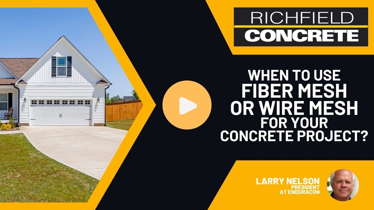 When to Use Fiber Mesh or Wire Mesh for Your Concrete Project