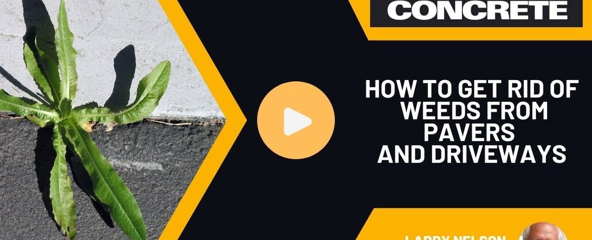How to Get Rid of Weeds from Pavers and Driveways