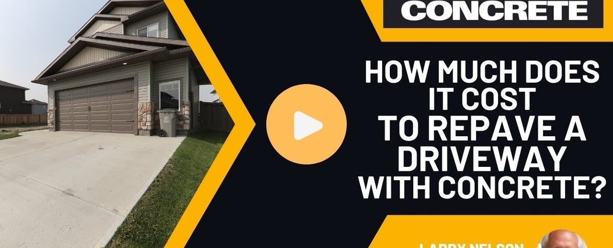 How Much Does it Cost to Repave a Driveway with Concrete?