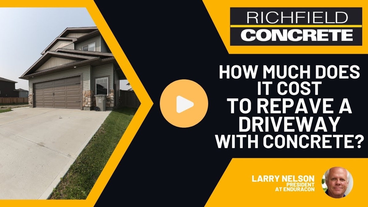 How Much Does it Cost to Repave a Driveway with Concrete?