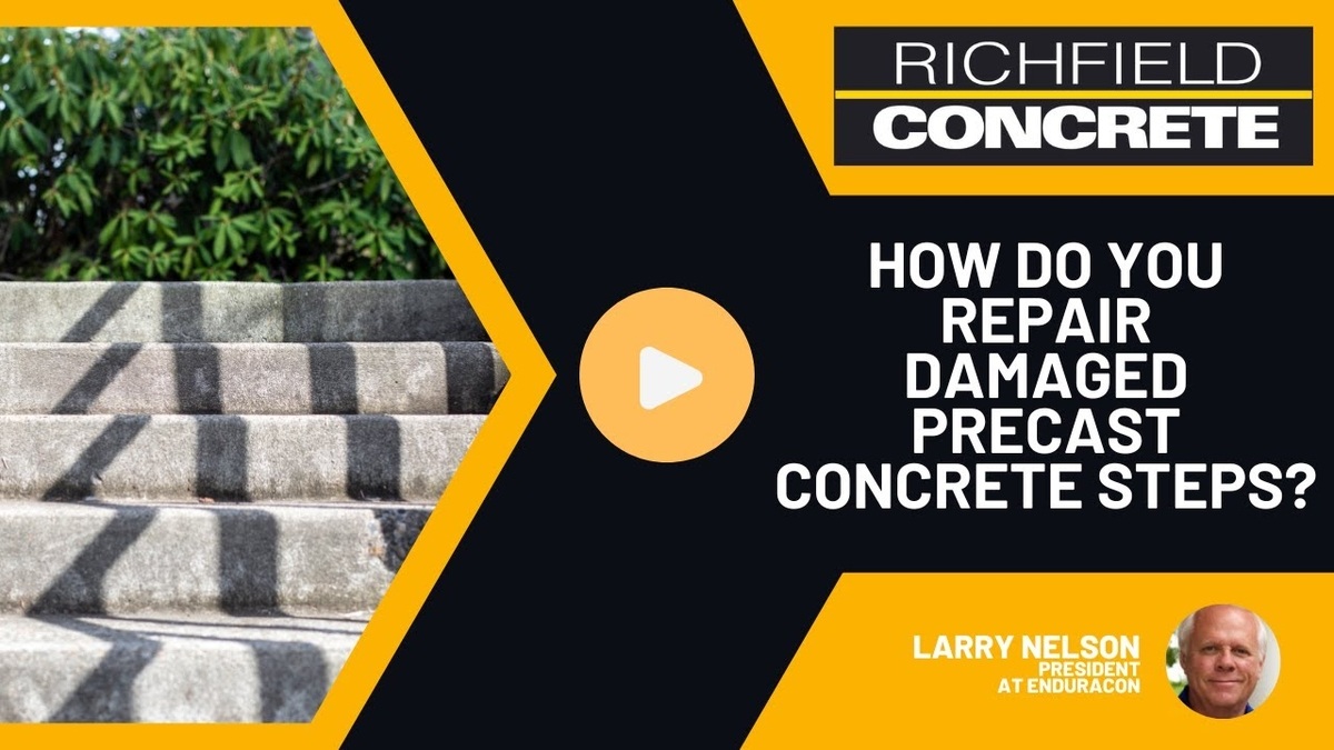 How Do You Repair Damaged Precast Concrete Steps